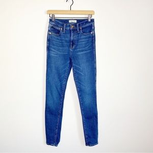 Madewell 10” High Rise Skinny Jean 27 Tall